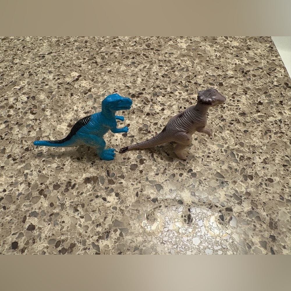 Set of Two Dinosaur Figurines